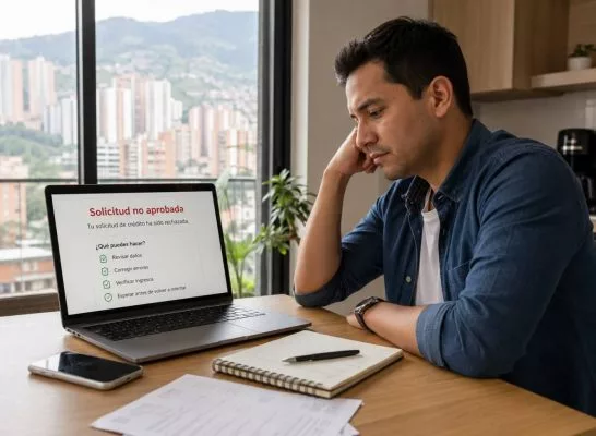 Crédito rechazado: causas, soluciones y nuevo intento