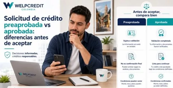 Crédito preaprobado vs aprobado: diferencias clave