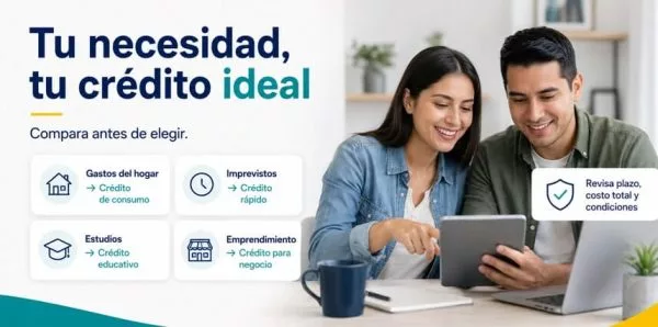 ¿Qué tipo de crédito pedir según tu necesidad?