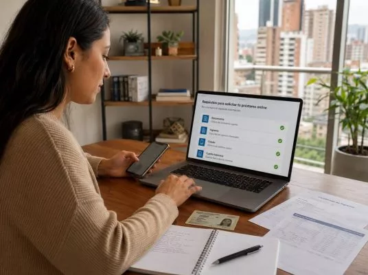 Requisitos para solicitar un préstamo online en Colombia