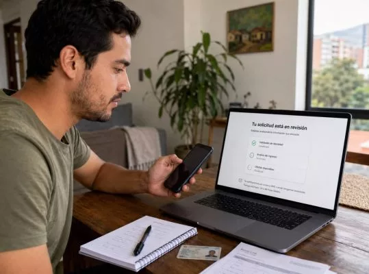 Qué pasa después de enviar una solicitud de crédito online
