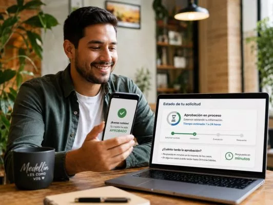 Cuánto tarda la aprobación de un crédito online en Colombia