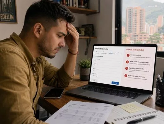 Errores comunes al solicitar un crédito online