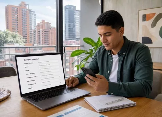 Qué datos se piden en una solicitud de crédito online