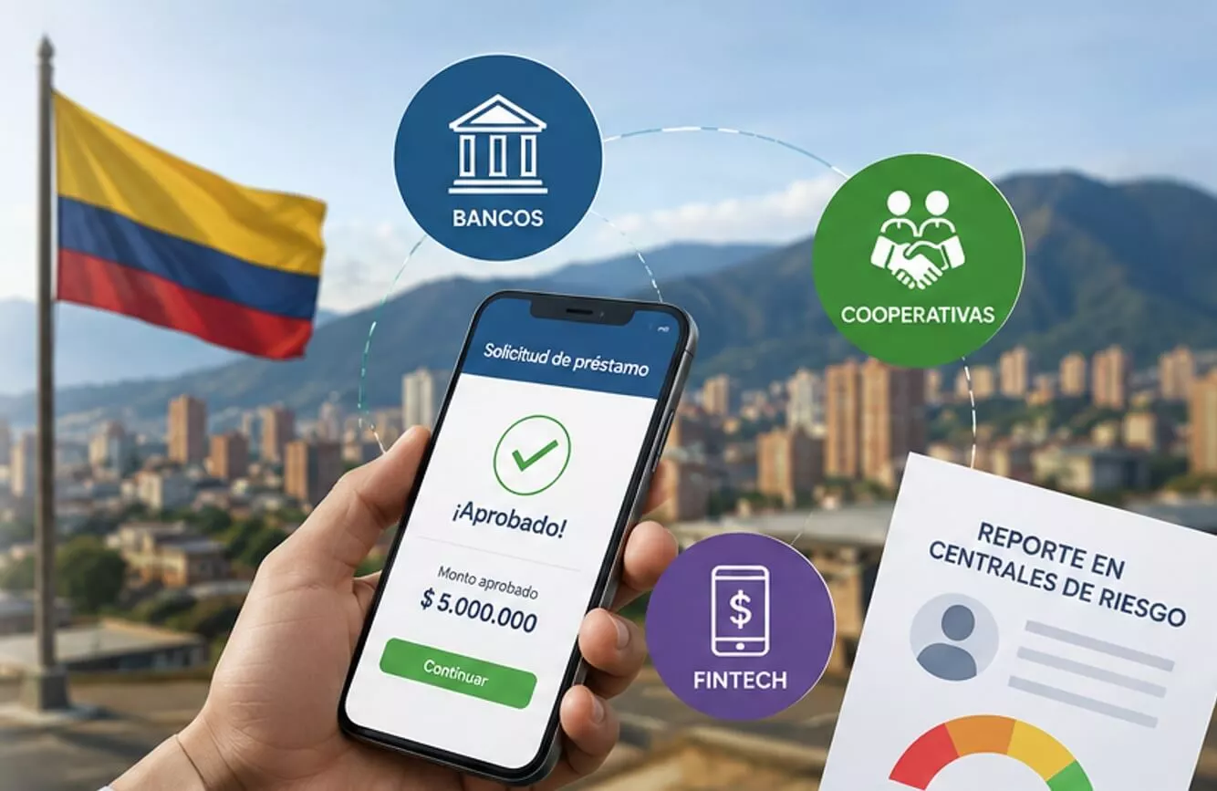 ¿Bancos, fintech o cooperativas prestan a reportados?