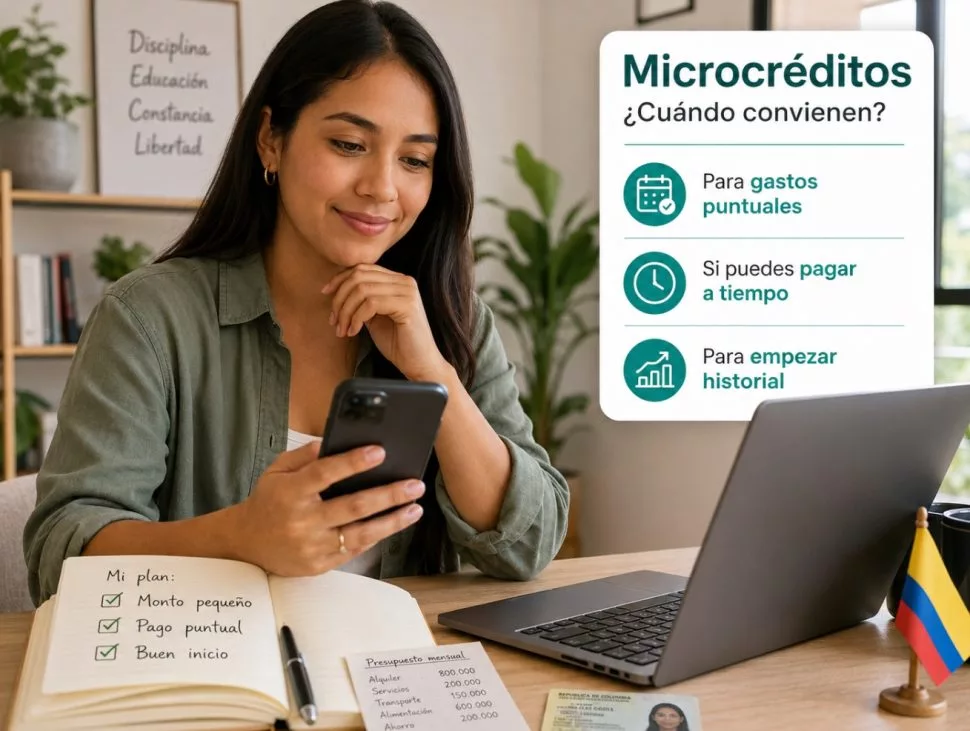 Microcréditos para crear historial: cuándo sí convienen