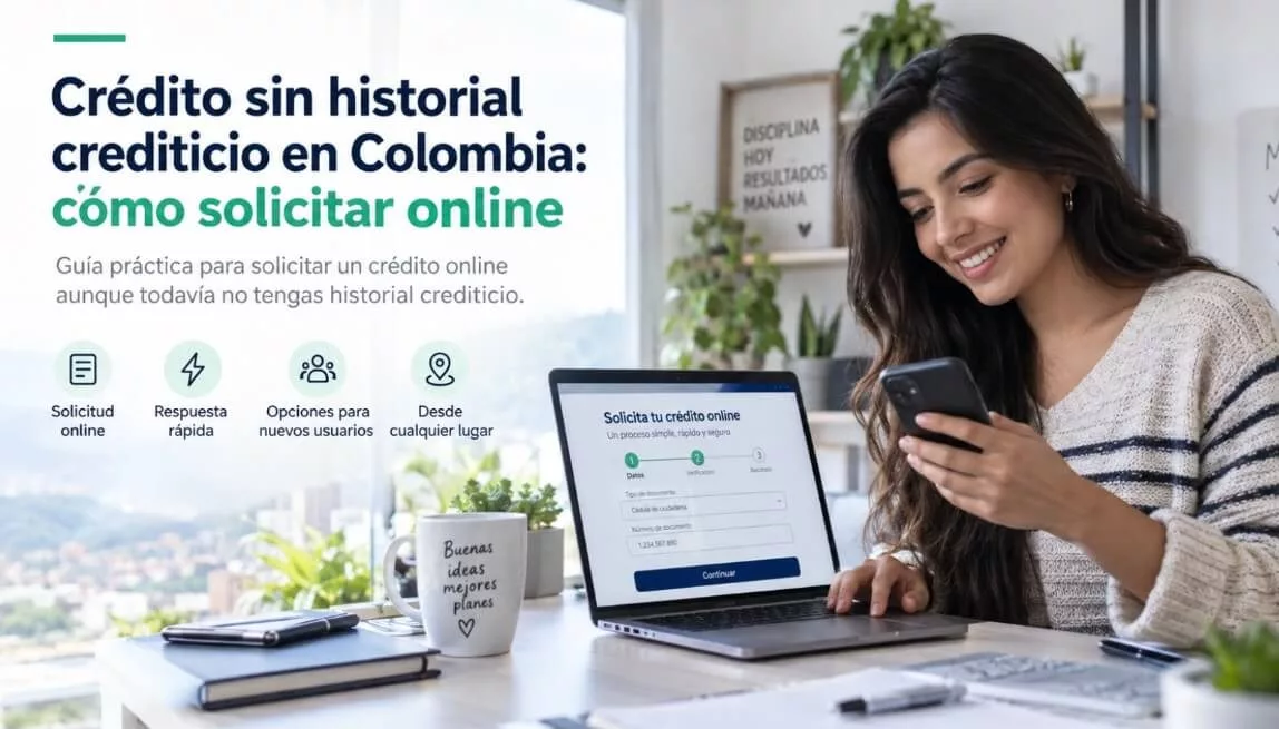 Cómo pedir crédito sin historial crediticio en Colombia Cómo pedir crédito sin historial crediticio en Colombia