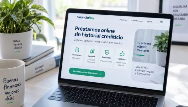 Préstamos online sin historial crediticio: requisitos y opciones reales