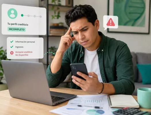 Crédito negado sin historial: causas y cómo volver a intentar