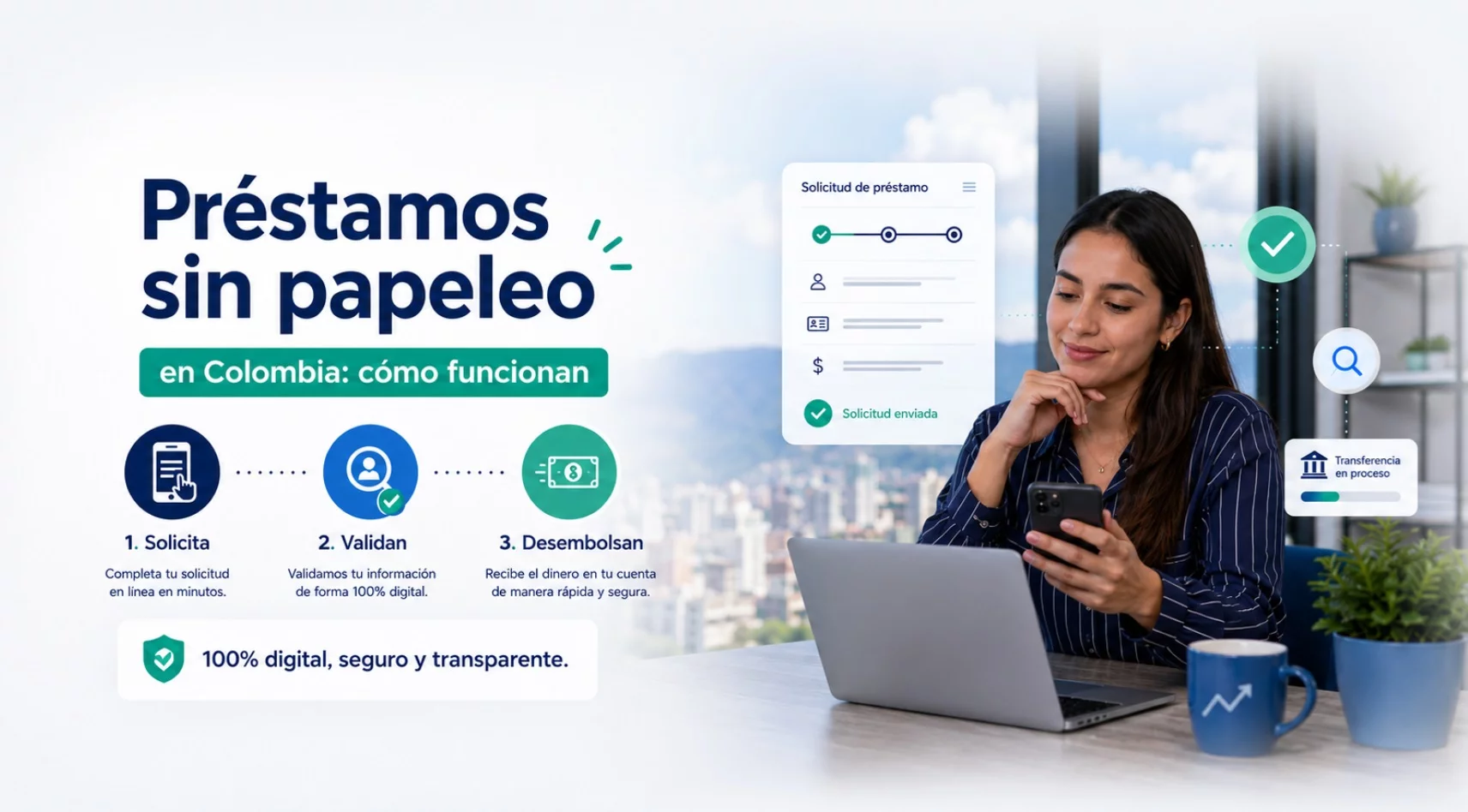 Préstamos sin papeleo en Colombia: cómo funcionan