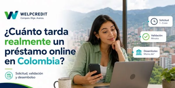 ¿Cuánto demora un crédito online en Colombia?