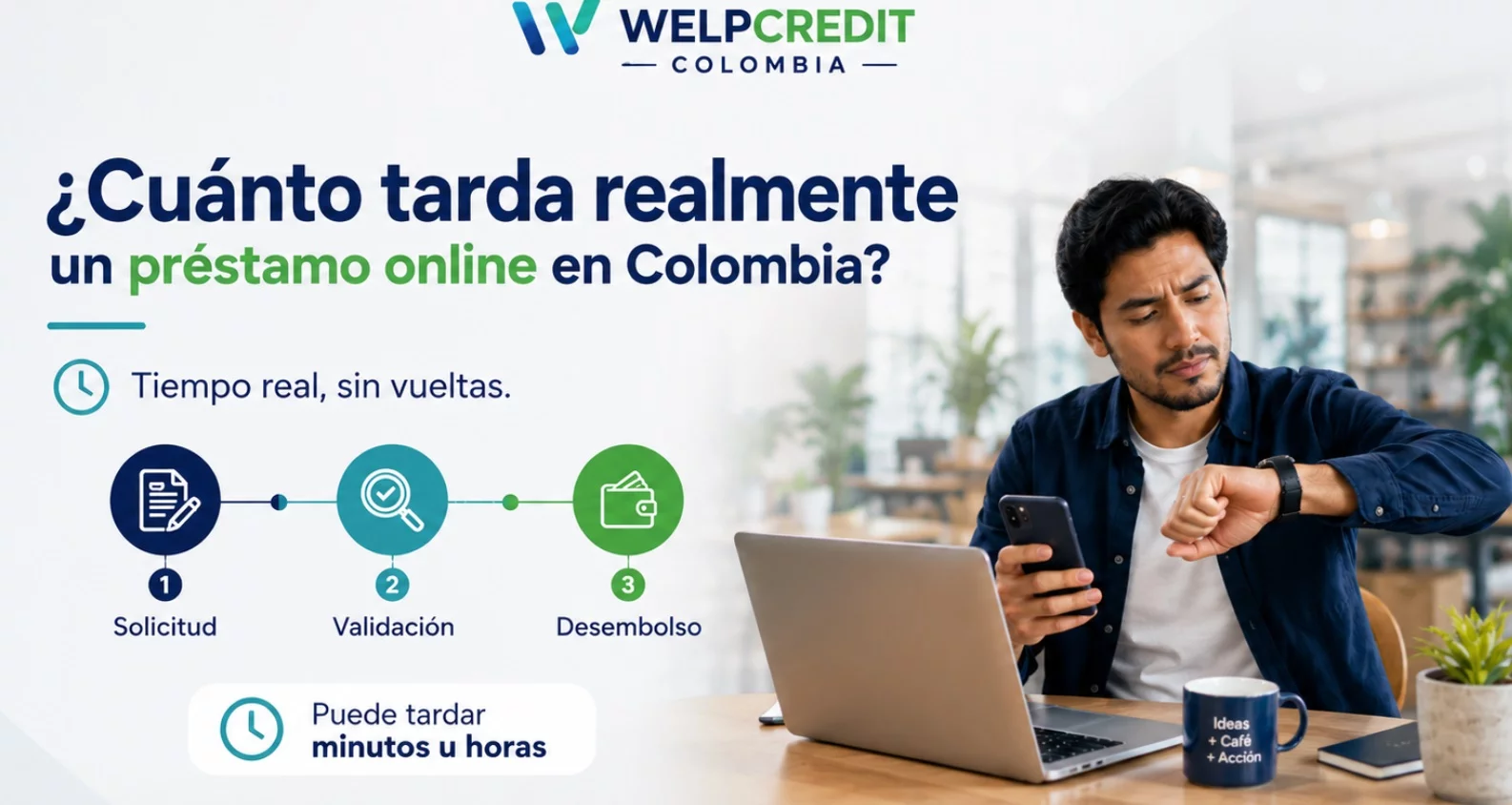 ¿Cuánto tarda realmente un préstamo online en Colombia? ¿Cuánto tarda realmente un préstamo online en Colombia?