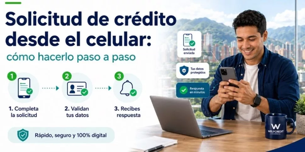 Cómo pedir crédito desde el celular en Colombia