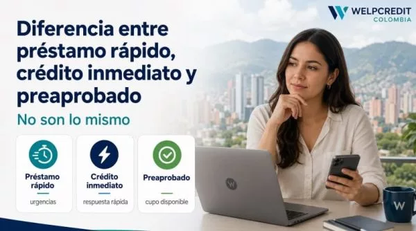 Préstamo rápido vs crédito inmediato: diferencias