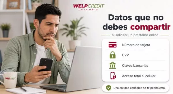 Qué datos nunca debes entregar al pedir un préstamo por internet