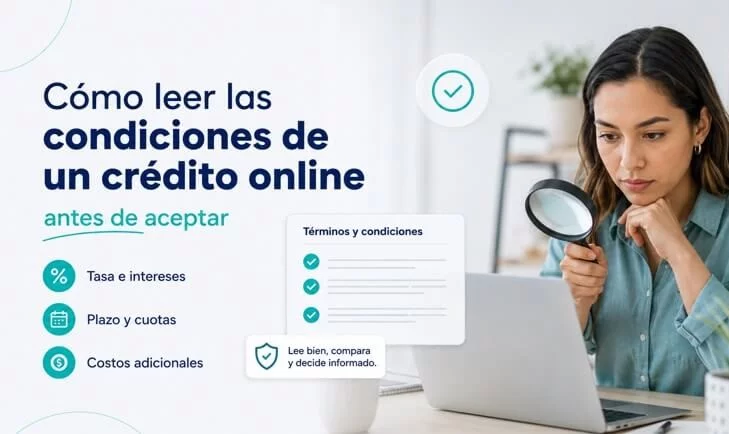 Cómo leer las condiciones de un crédito online antes de aceptar