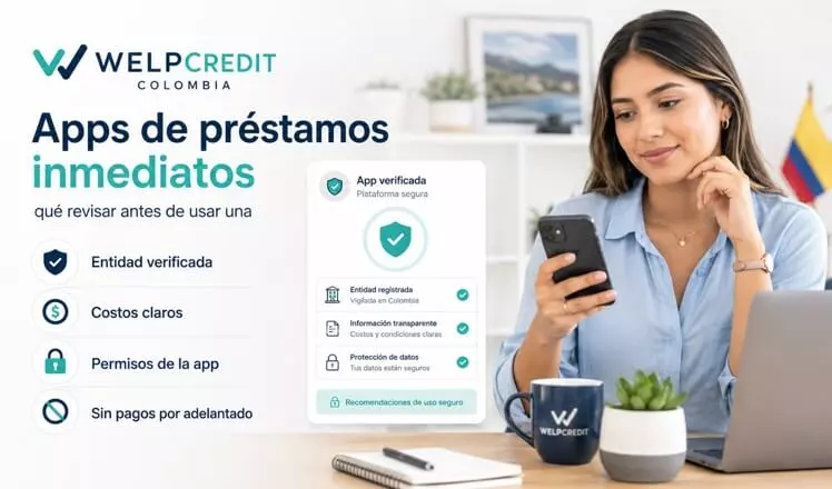 Apps de préstamos online: solicita con seguridad en Colombia
