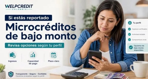 Microcréditos para reportados